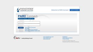 PAMI Connect - Login - My Radiology Portal