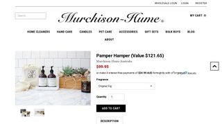 Pamper Hamper (Value $121.65) – Murchison-Hume