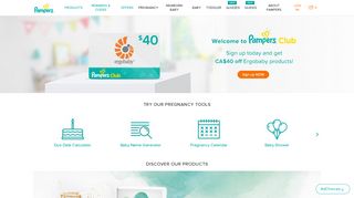 Baby Care, Diapers and Parenting Information | Pampers CA
