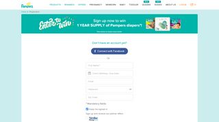 LOG IN - Pampers