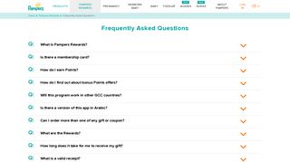Pampers Rewards FAQ: Find answers to your questions - Pampers AE