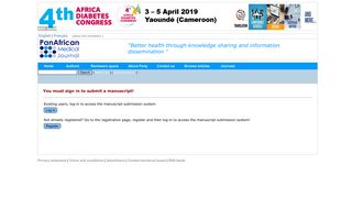 The Pan African Medical Journal - Log in to submit a manuscript