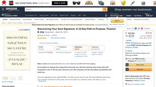 Discovering Your Soul Signature: A 33-Day Path to Purpose, Passion ...