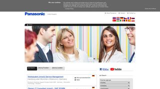 Job Search - Welcome to Panasonic UK & Ireland