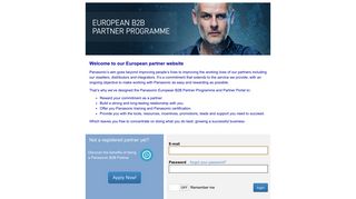 Panasonic B2B Partner Portal - Panasonic Business Partner Portal