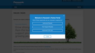 Resellers / Dealers | Panasonic B2B Partner Portal North America