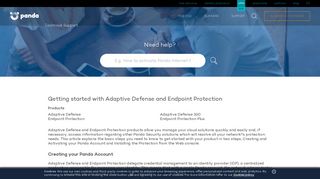 Getting started with Adaptive Defense and Endpoint ... - Panda Security
