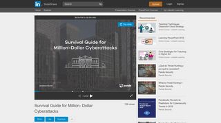 Survival Guide for Million- Dollar Cyberattacks - SlideShare