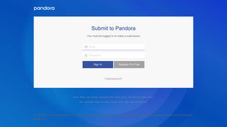 Pandora Internet Radio - Submit Your Music and Comedy