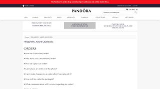 Official Pandora Online Shop South Africa