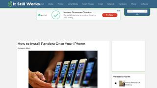 How to Install Pandora Onto Your iPhone | It Still Works