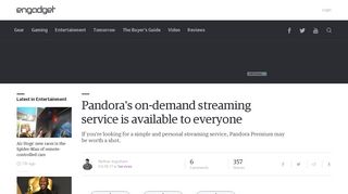 Pandora's on-demand streaming service is available to everyone