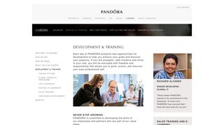 Development and training | Pandora group