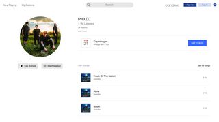 Listen to P.O.D. | Pandora Music & Radio