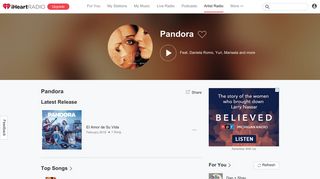 Pandora Radio: Listen to Free Music & Get The Latest Info ...