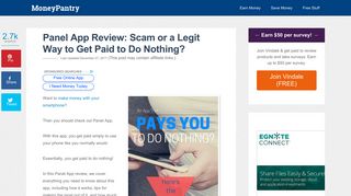 Panel App Review: Scam or a Legit Way to Get Paid to Do Nothing ...