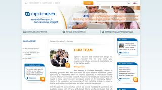 Our team | Opinea