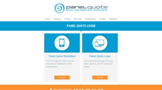 LOG IN - Panel Quote quoting and invoicing software - business ...
