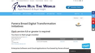 Panera Bread Digital Transformation Initiatives - Apps Run The World