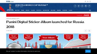 2018 FIFA World Cup Russia™ - News - Panini Digital Sticker Album ...