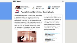 Panola National Bank Online Banking Login - CC Bank