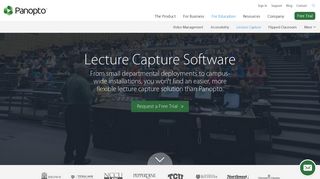 Lecture Capture & Recording Software For Education | Panopto