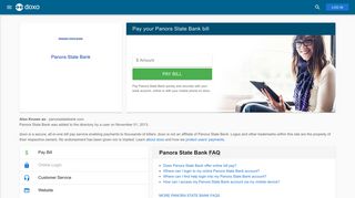 Panora State Bank: Login, Bill Pay, Customer Service and Care Sign ...
