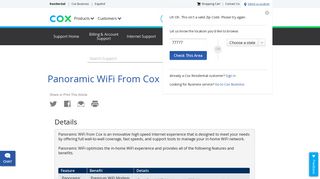 Panoramic WiFi From Cox