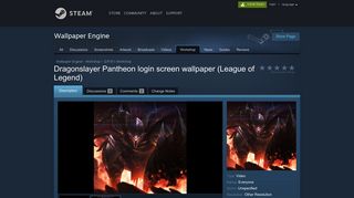 Steam Workshop :: Dragonslayer Pantheon login screen wallpaper ...