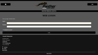 Web Login - Panther Premium Logistics, Inc.