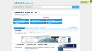 paogref.nic.in at WI. PAO (GREF) - Website Informer