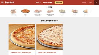 Order - Menu - Pizza, Pasta, Salads & Subs - Papa Gino's Pizzeria
