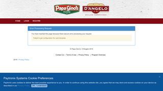 Papa Gino's - Guest Website