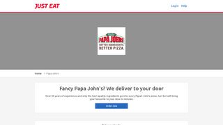 Papa John's - Pizza delivery near you - Just Eat