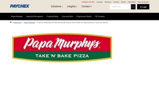 Paychex: Preferred HR Provider for Papa Murphy's Owners | Paychex