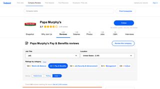Working at Papa Murphy's: 538 Reviews about Pay & Benefits | Indeed ...