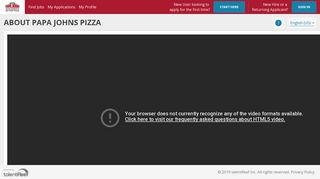 About Papa Johns Pizza - talentReef Applicant Portal