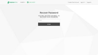 Forgot password - Papaya Play - Free Online Games