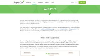 Web Print - PaperCut
