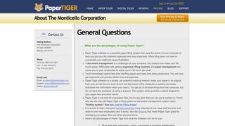 FAQs - The Simplest Filing System in the World - Paper Tiger