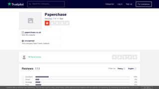 Paperchase Reviews | Read Customer Service Reviews of ... - Trustpilot