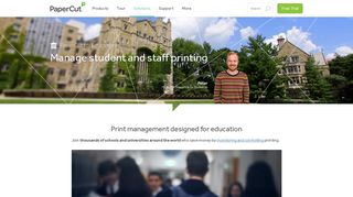 PaperCut for Education - Print control software software for schools ...