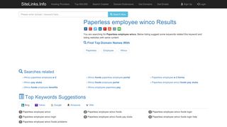 Paperless employee winco Results For Websites Listing
