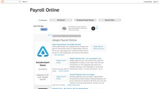 Payroll Online: Allegis Payroll Online