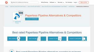 Paperless Pipeline Alternatives & Competitors | G2 Crowd