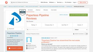 Paperless Pipeline Reviews 2018 | G2 Crowd