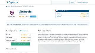 ClientPoint Reviews and Pricing - 2019 - Capterra