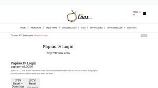Papiao.tv Login | TVLuux