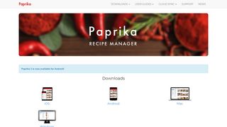Paprika Recipe Manager for iOS, Mac, Android, and Windows