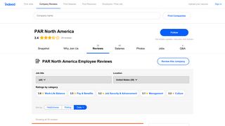 Working at PAR North America: Employee Reviews | Indeed.com